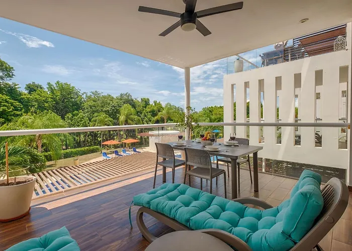 Luxurious Tulum Terrazas 2-bedroom Condominiuml * Akumal