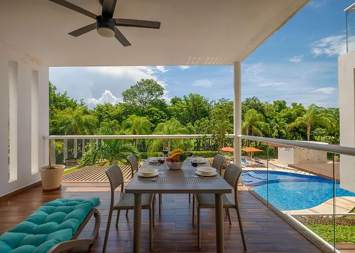 Casa de férias Luxurious Tulum Terrazas 2-bedroom Condominiuml *